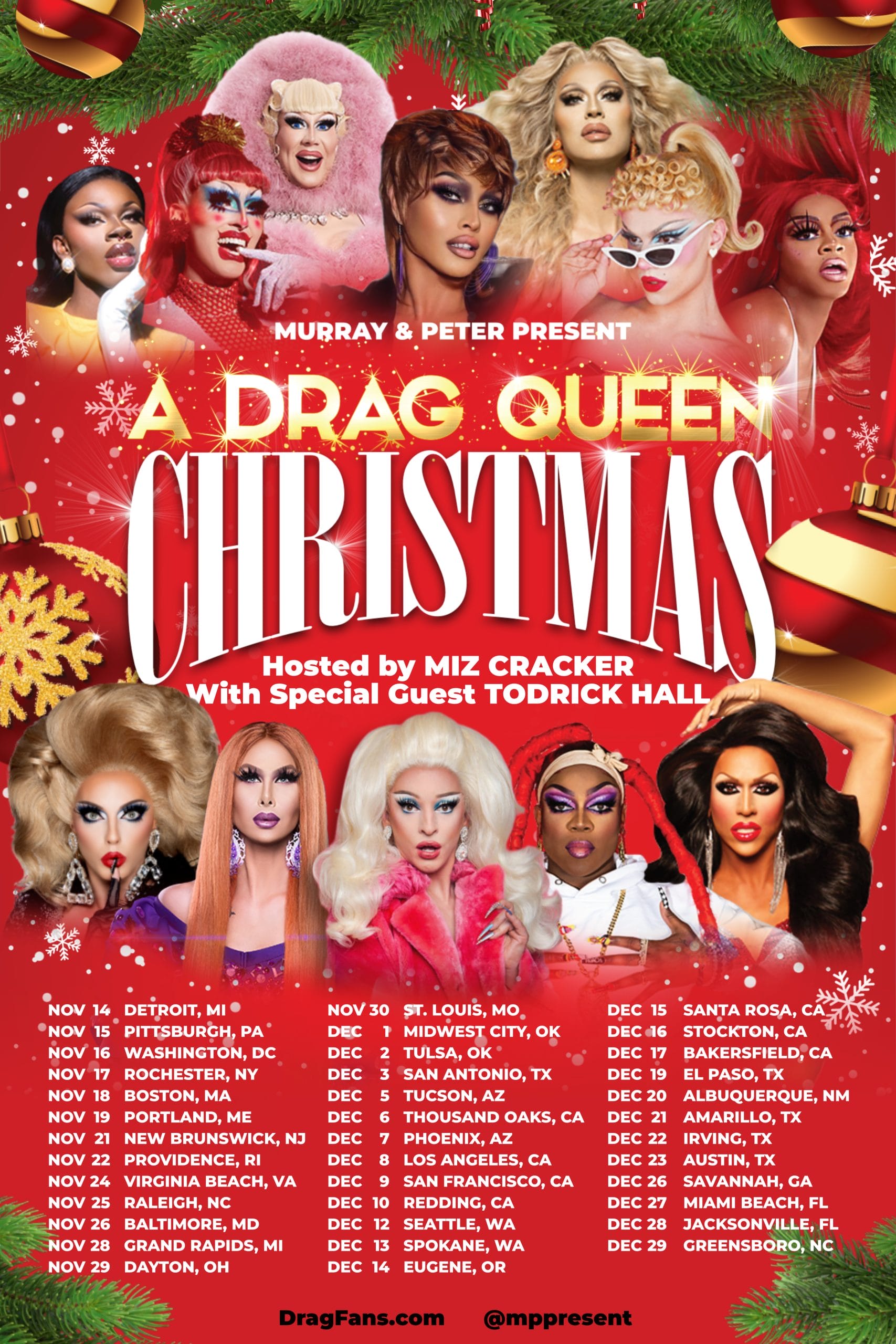 Drag Queen Christmas 2023 VIP Poster
