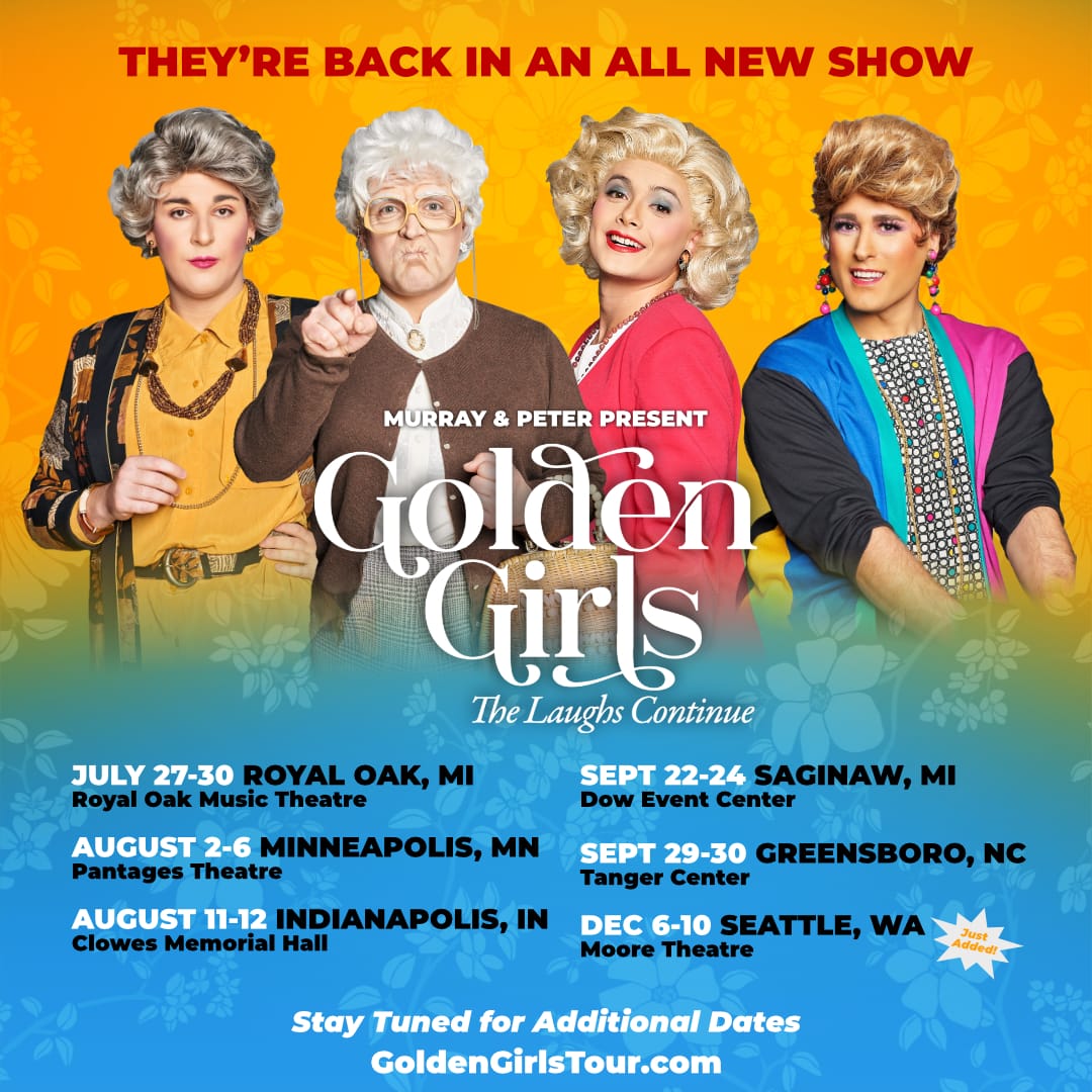 Shady Tour 2023 UK Golden Girls Tour MP Presents Drag Fan