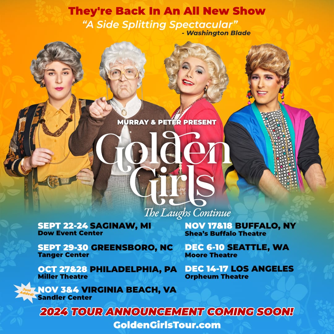 Shady Tour 2023 UK Golden Girls Tour MP Presents Drag Fan