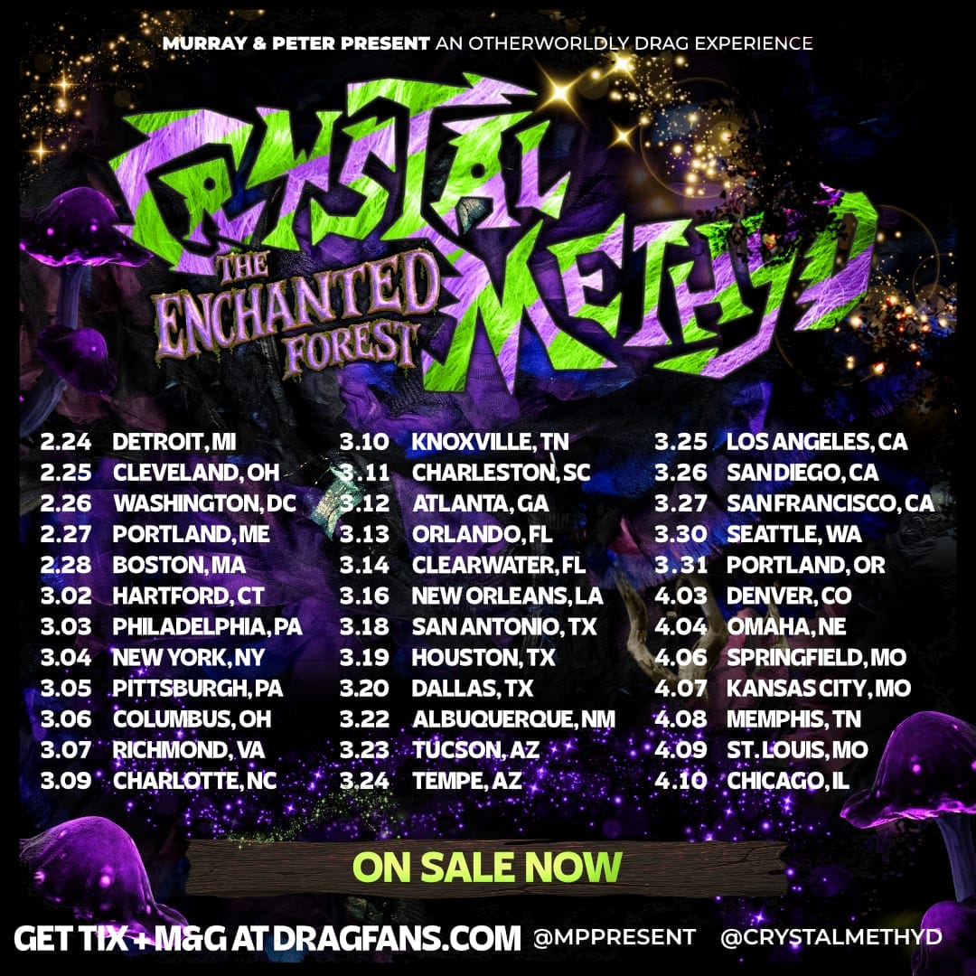 Crystal Methyd Enchanted Forest Tour Dates On Sale Now